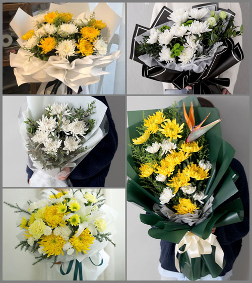 湖南湘潭雨湖区云塘街道白事花束代送